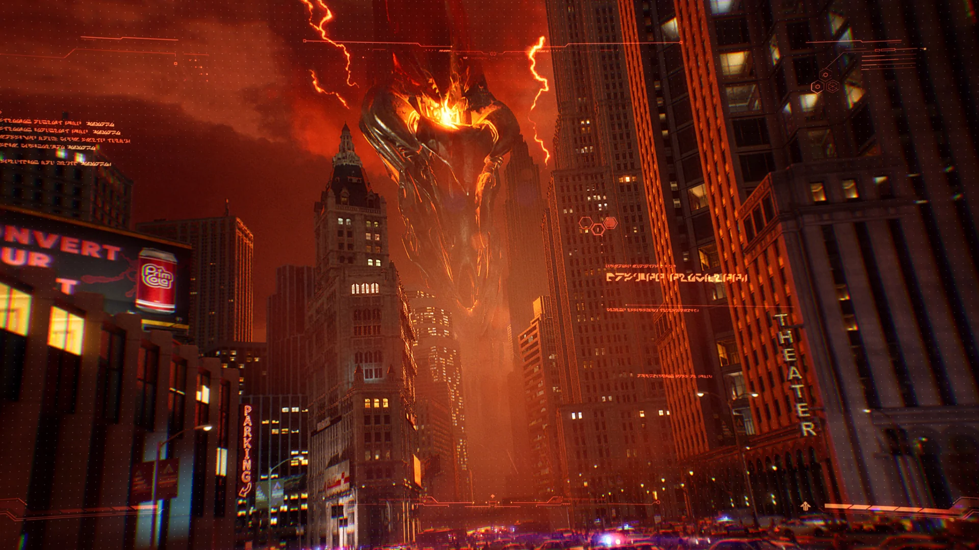Official Transformers Reactivate key art showing Optimus Prime and other Autobots in a ruined city setting